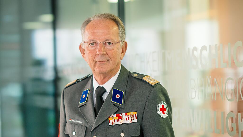 Rot-Kreut-Präsident Werner Aufmesser
