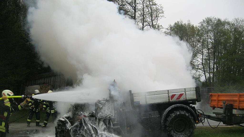 Brand Unimog Teisendorf