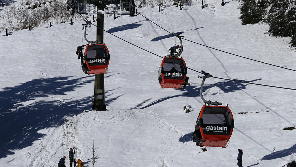 Gondelbahn-Evakuierung: Gasteiner Bergbahnen üben Ernstfall