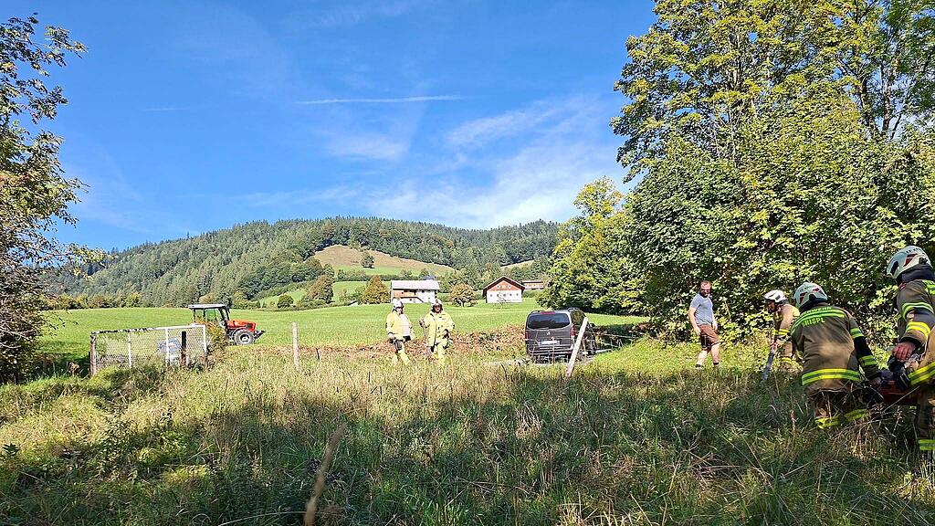 Mäherabsturz in Krispl