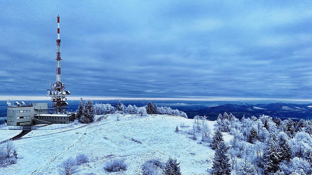 Schnee am Gaisberg