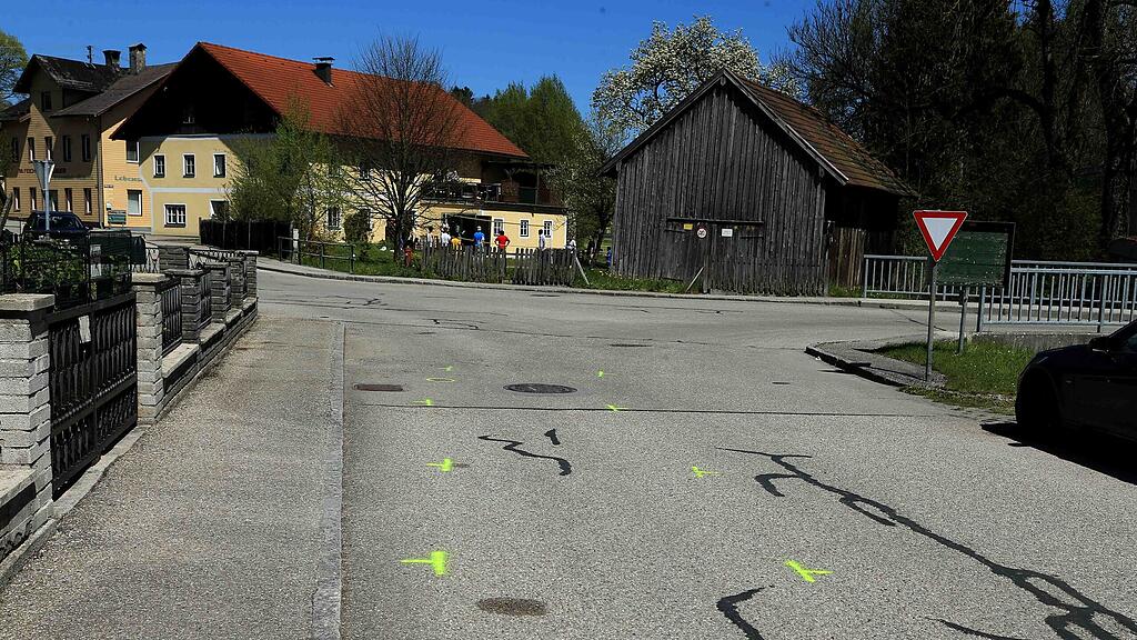 Die Unfallstelle in Vöcklamarkt.