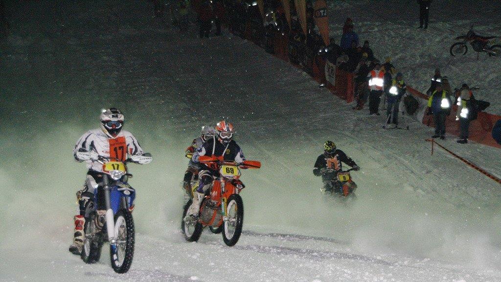 Snow Speedhill Race in Ried
