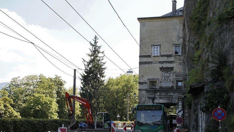 Baustelle Müllner Hauptstraße