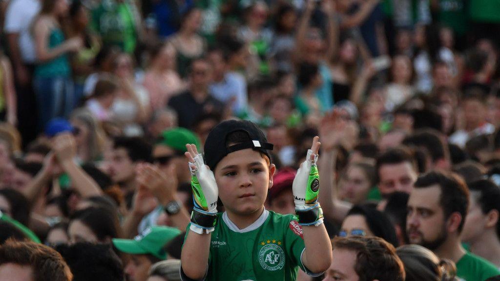 Chapecoense-Fans trauern