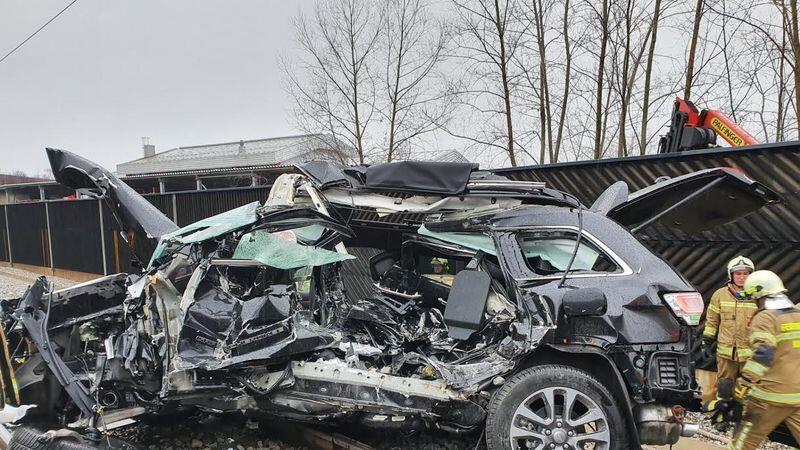 Zug vs. Auto in Kuchl