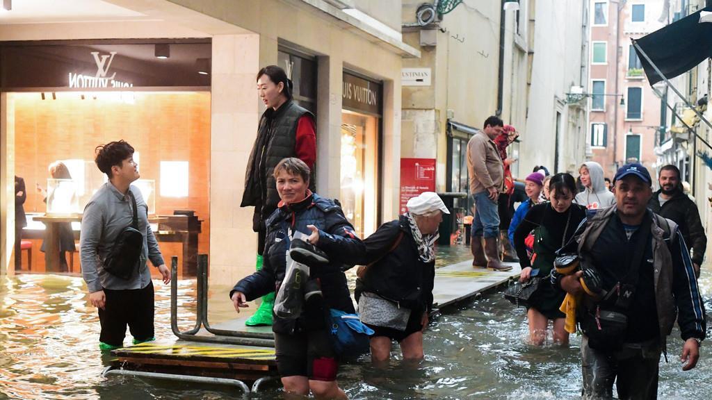 Hochwasser in Venedig