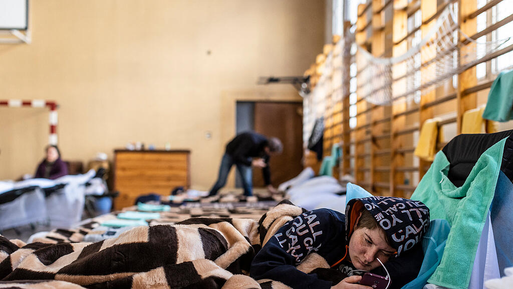 Ukrainische Fl\u00fcchtlinge in Polen