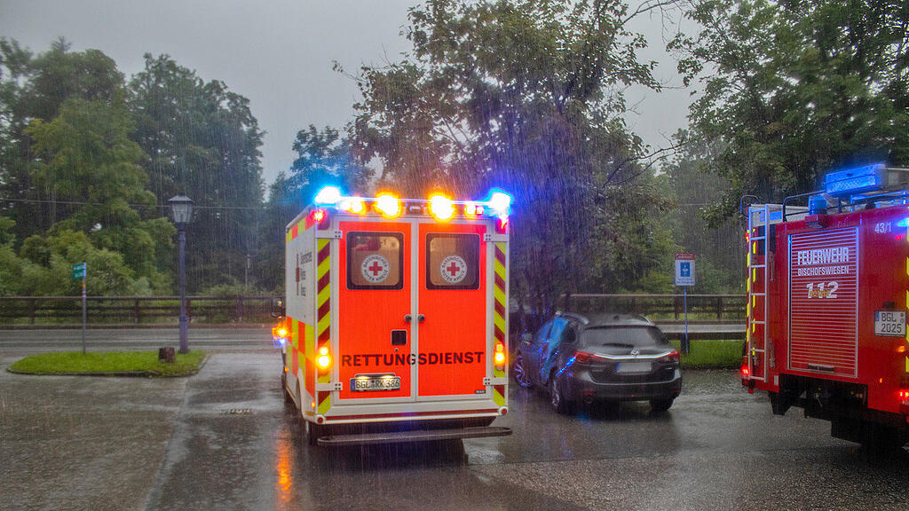 Unfall Hilfs-Lkw THW