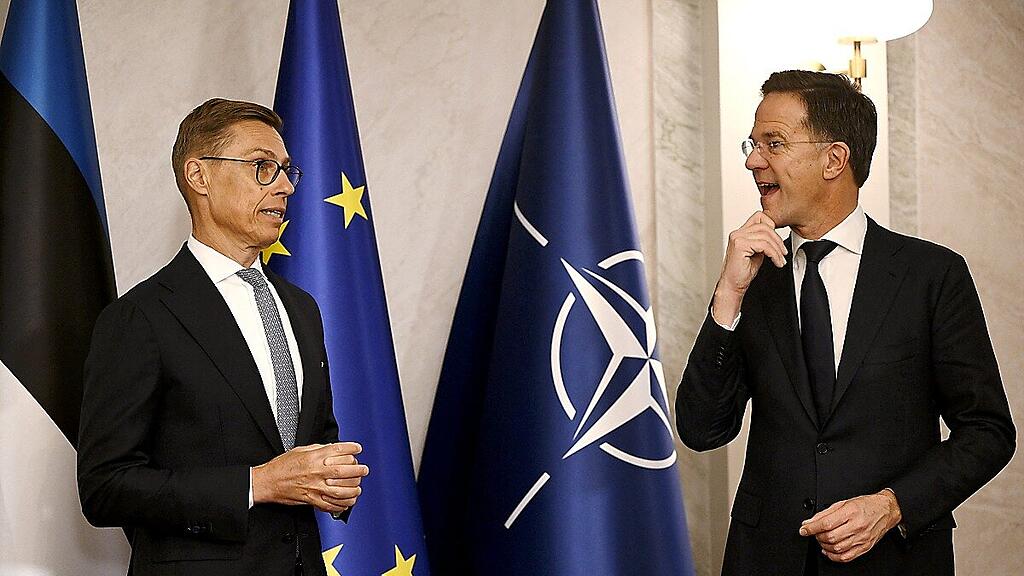 Gipfelgastgeber Stubb und NATO-Chef Rutte