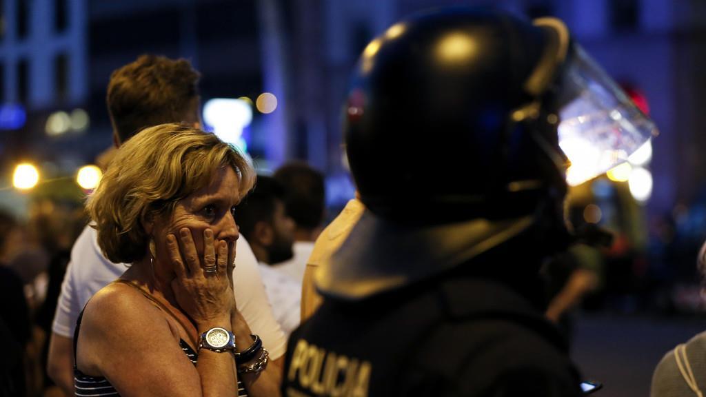 Terror in Barcelona: Bilder vom Abend