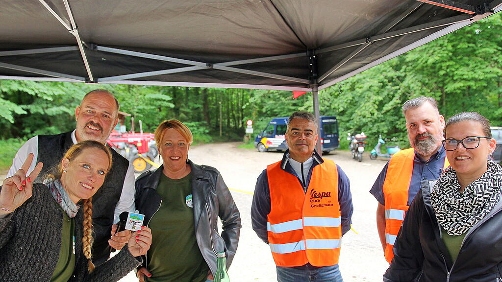 Vespa Treffen beim Latschenwirt