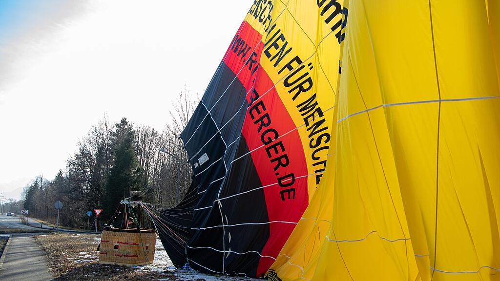 Ballon Notlandung Salzburg Süd