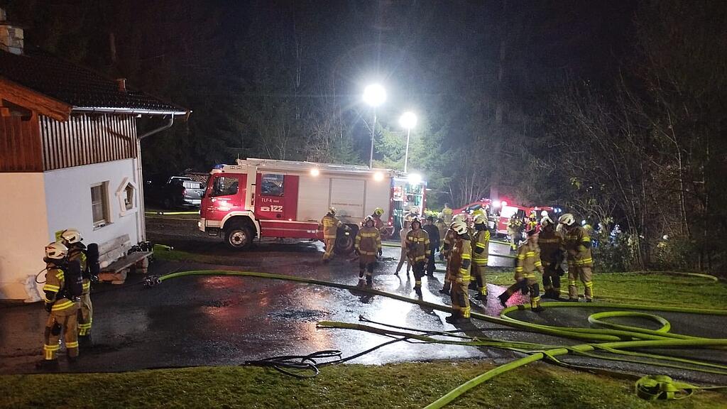 Stallbrand in Bramberg