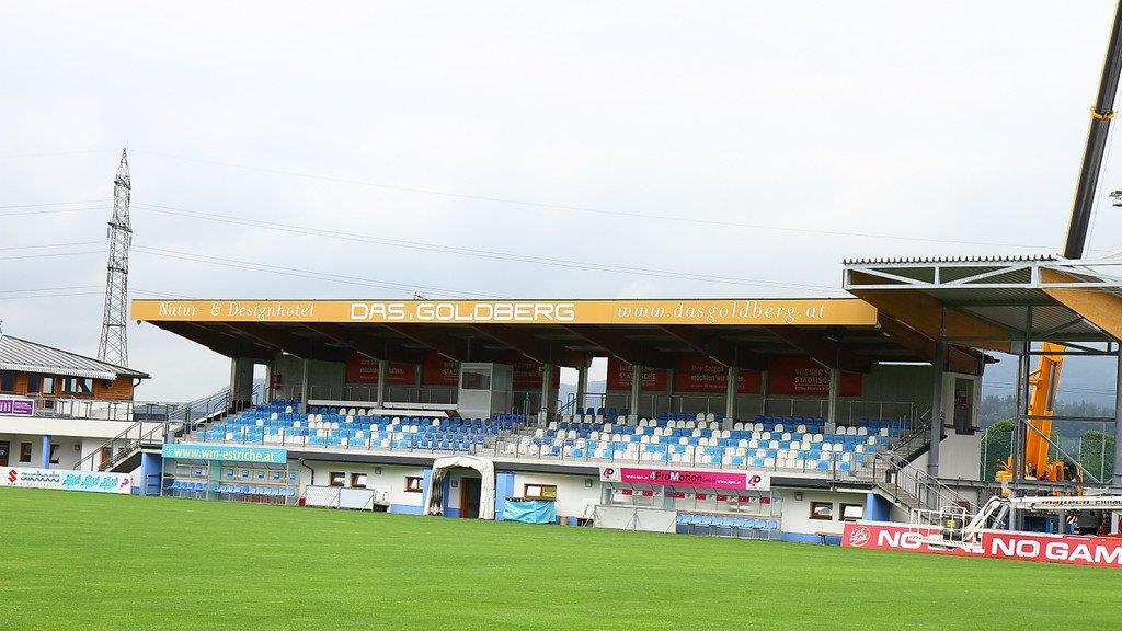 Das-Goldberg Stadion im Umbau