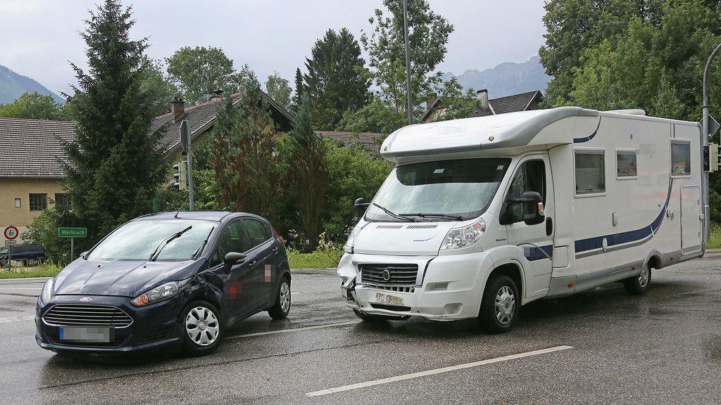 Unfall auf der B21 in Bad Reichenhall