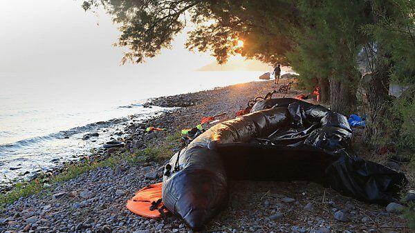 Die meisten Flüchtlinge landeten in Griechenland