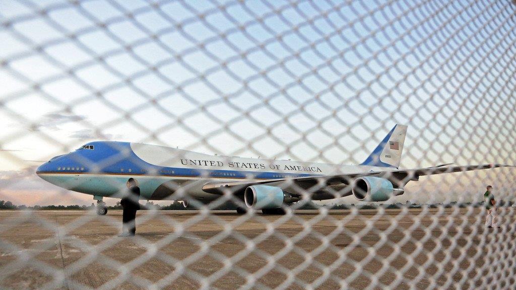 Die Air Force One in Aktion