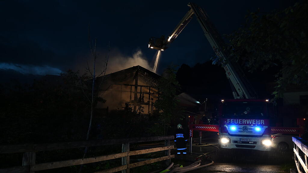 Großbrand Bauernhof Großarl