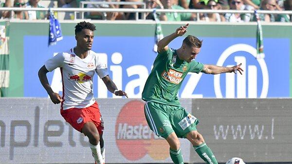Salzburg und Rapid liegen jetzt punktegleich auf Platz vier