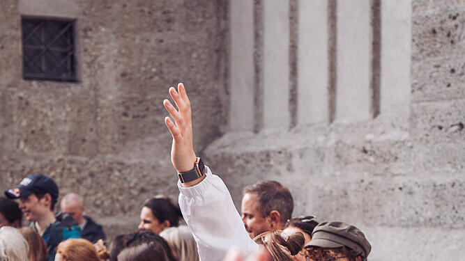 Flashmob-Tanzen am Welt-Down-Syndrom-Tag