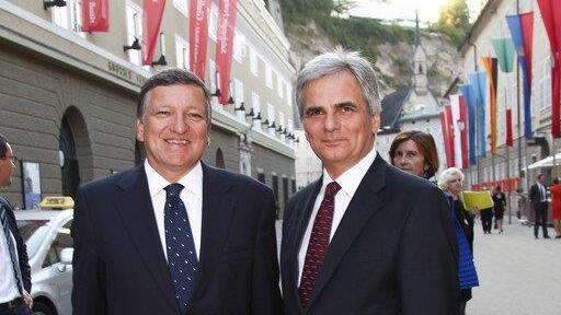 Barroso und Faymann