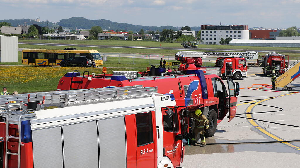 EInsatzübung, Salzburg Airport