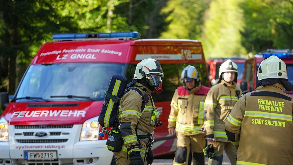 Feuerwehrübung in Guggenthal