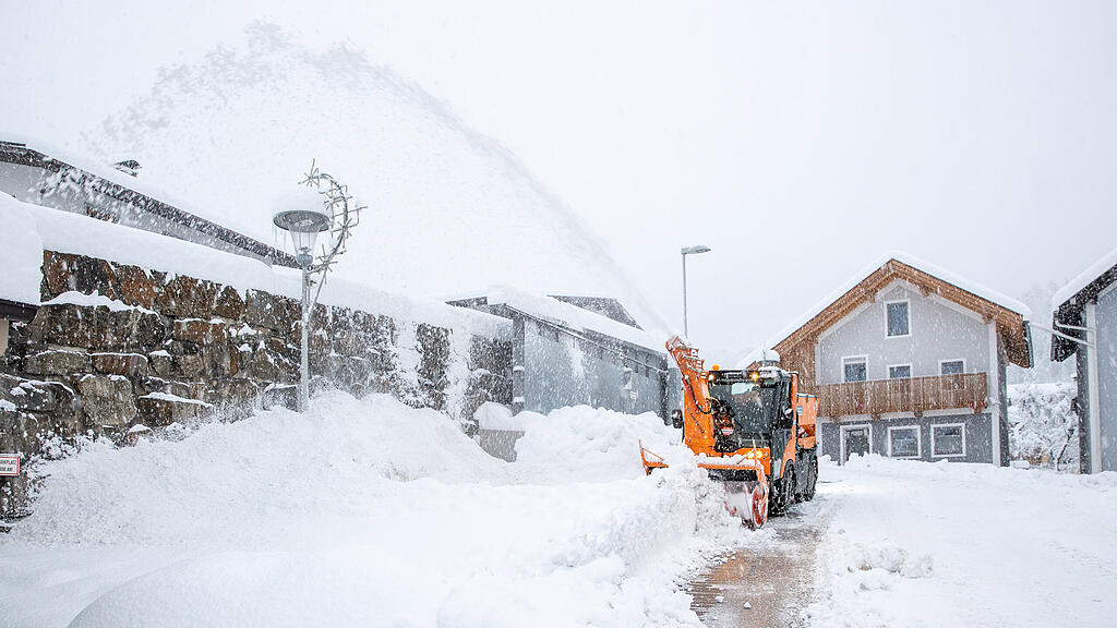 Wintereinbruch in Osttirol und K\u00e4rnten