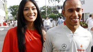 Nicole Scherzinger und Lewis Hamiltion