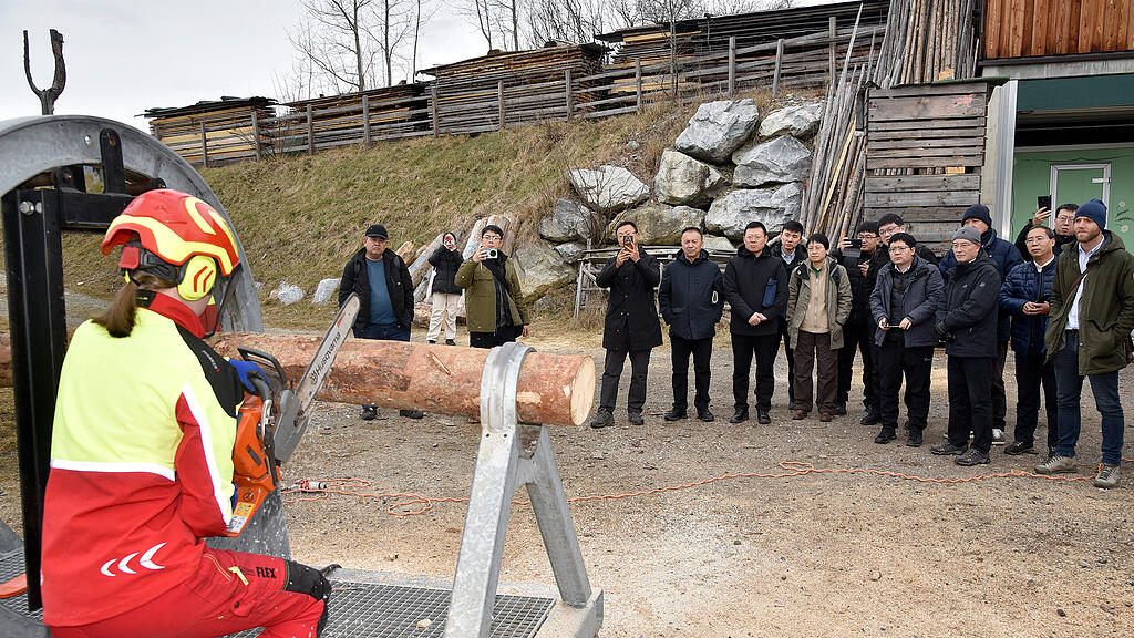 China-Delegation in LFS Tamsweg