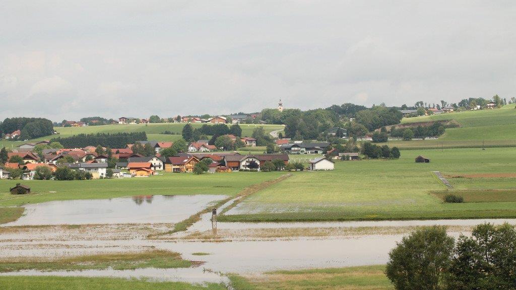 Starkregen sorgt für Überschwemmung