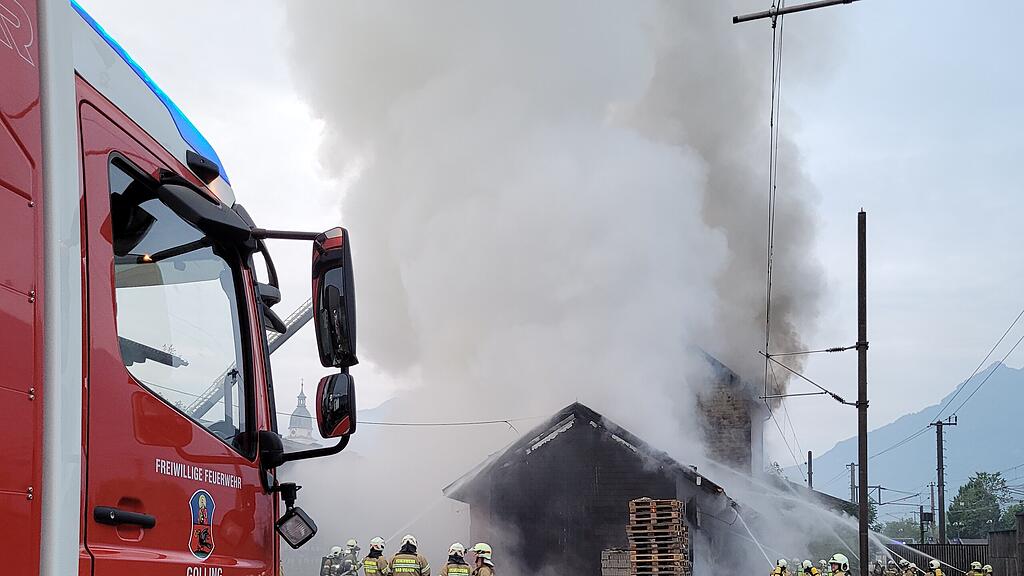 Brand Lagerhaus Kuchl