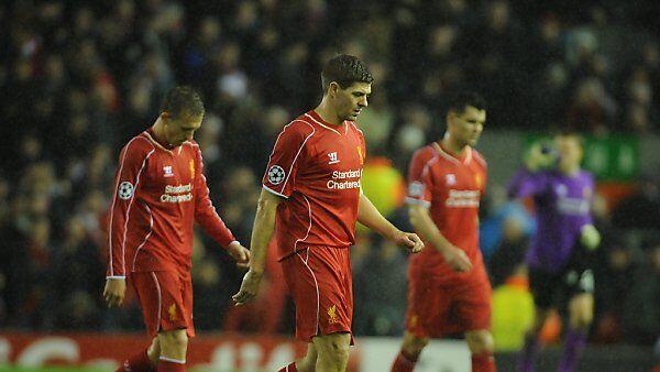 Hängende Köpfe der "Reds" an der Anfield Road
