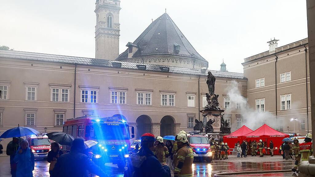 Brand im Dom: Spektakuläre Übung in Salzburger Altstadt