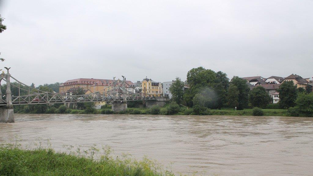 Hochwasser in Oberndorf