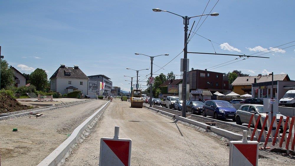 Bauarbeiten in Münchner Bundesstraße