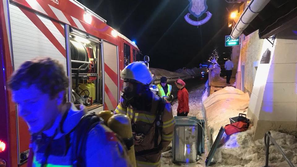 Brand in Hotel in Obertauern