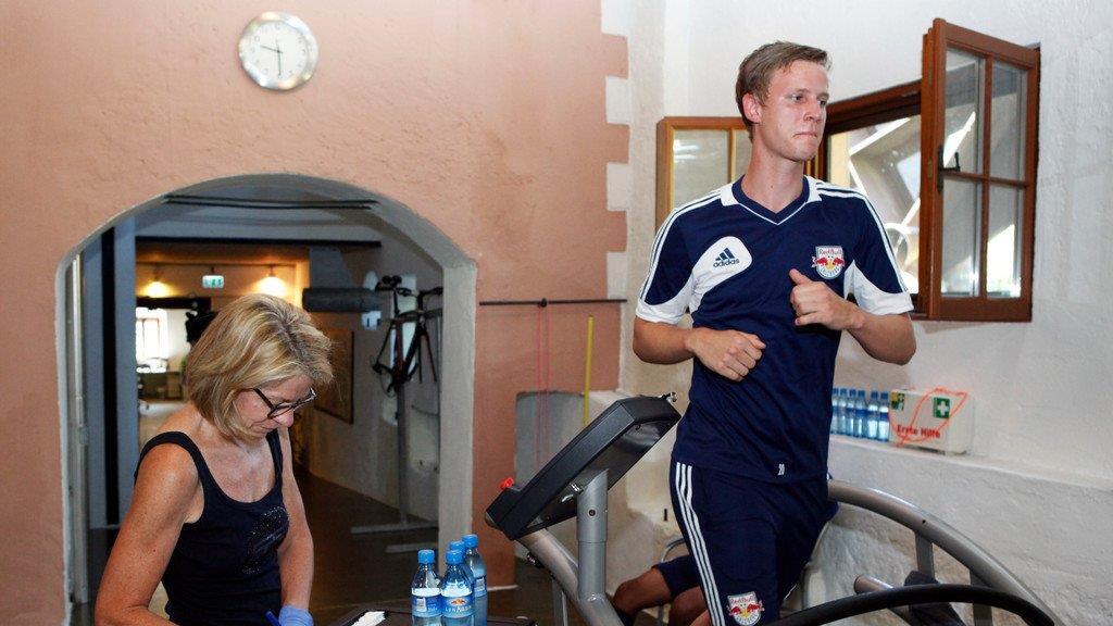 Rote Bullen bei Leistungstest in Thalgau