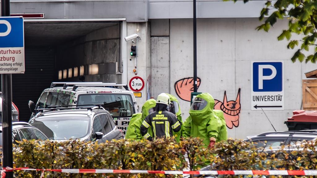 Chemikalienaustritt im LKH Salzburg