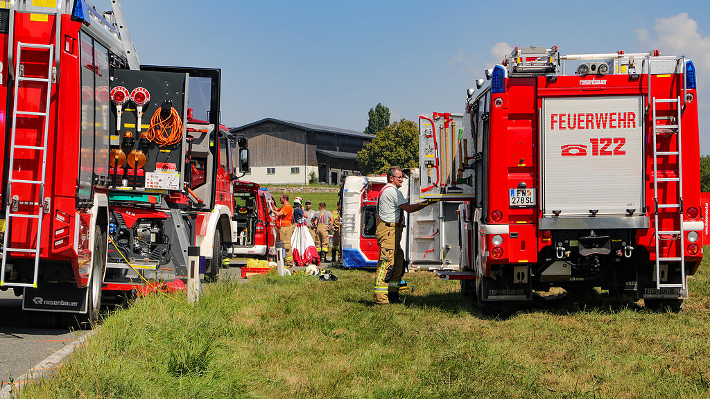 VU Feuerwehrauto Göming