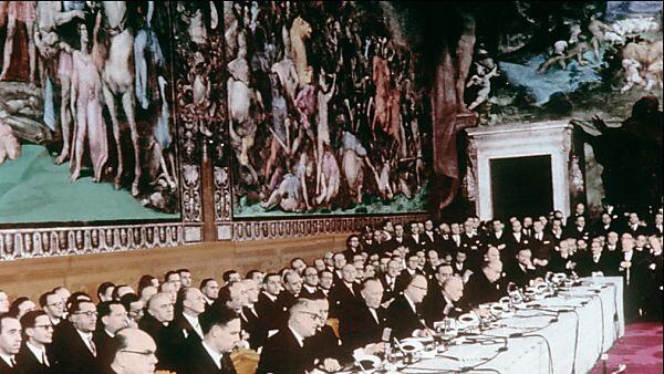 Die Römischen Verträge wurden am 25. März 1957 unterzeichnet