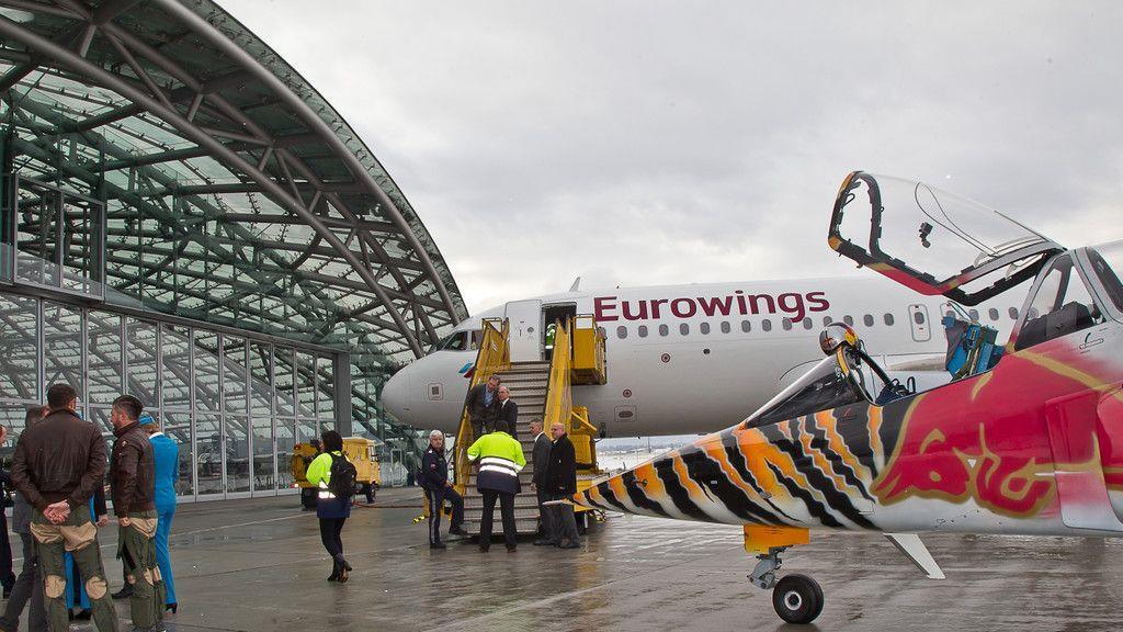 Eurowings landet A320 erstmals in Salzburg II