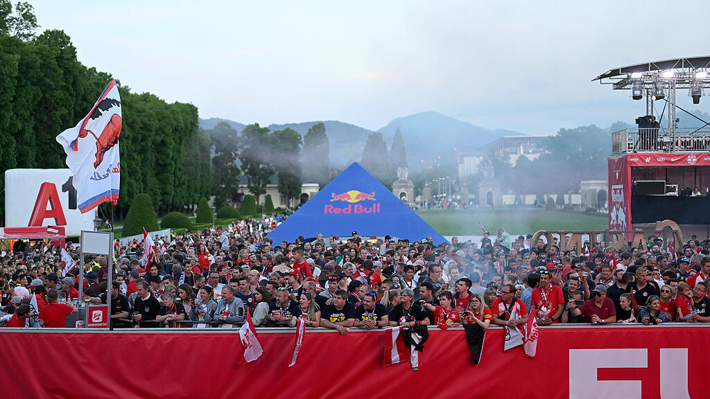 Meisterfeier FC Red Bull Salzburg 2022