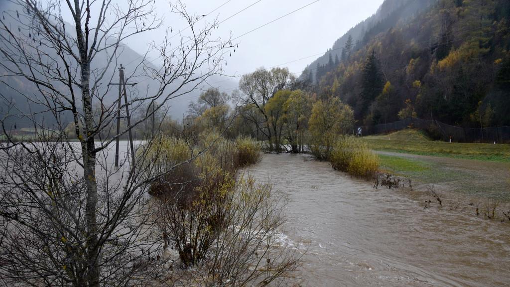 Hochwasser: Situation in Muhr