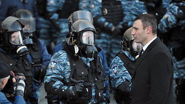 Auch Witali Klitschko bei den Protesten