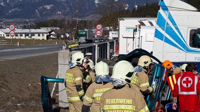 Schwerer Crash in Saalfelden