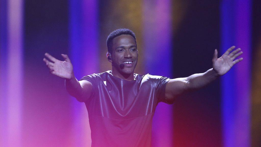 Cesar Sampson beim ESC
