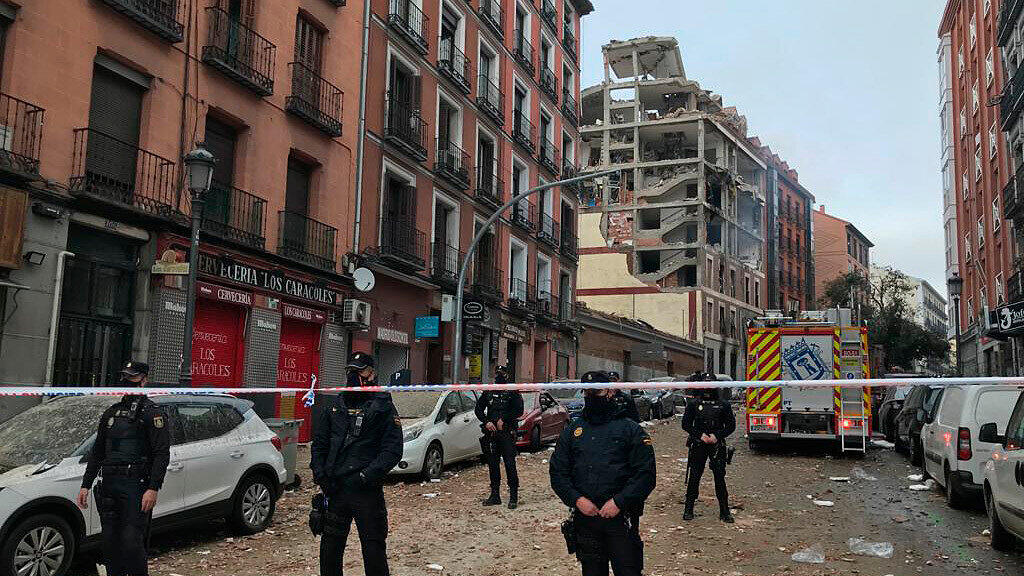 Explosion ersch\u00fcttert Madrid