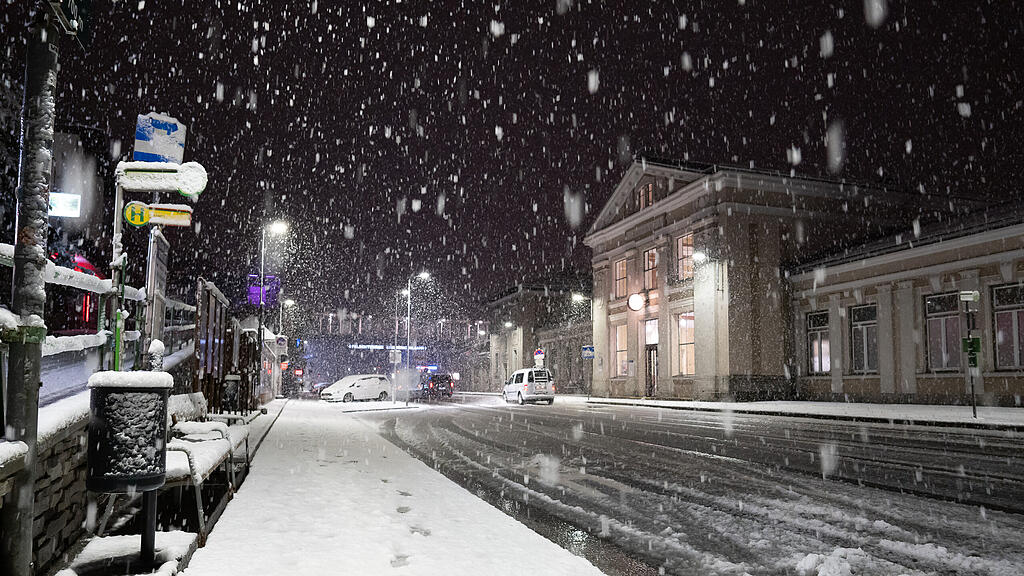 Erster Schnee in Bad Gastein